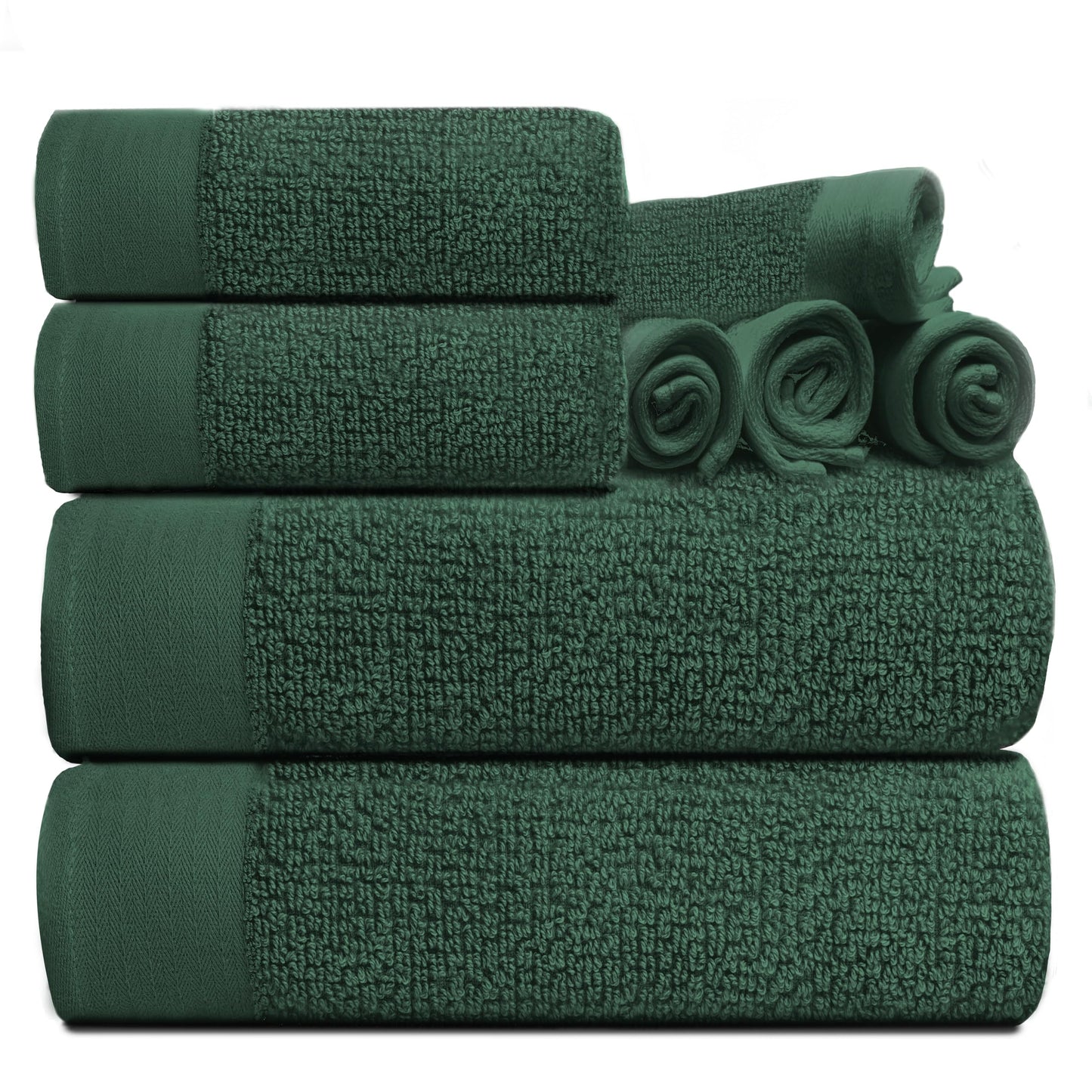 Hotel-Style 8-Piece Bath Towel Set | Airbnb & Vacation Rental Guest Towels