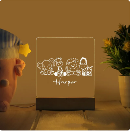 Children's Cartoon LED Bedside Lamp
