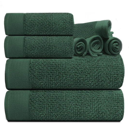 Hotel-Style 8-Piece Bath Towel Set | Airbnb & Vacation Rental Guest Towels