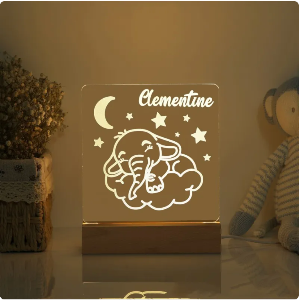 Children's Cartoon LED Bedside Lamp